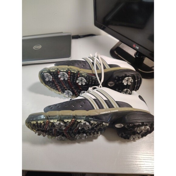 NEW ADIDAS POWERBAND WD GOLF SHOE SIZE 9 Read Description! main image 6